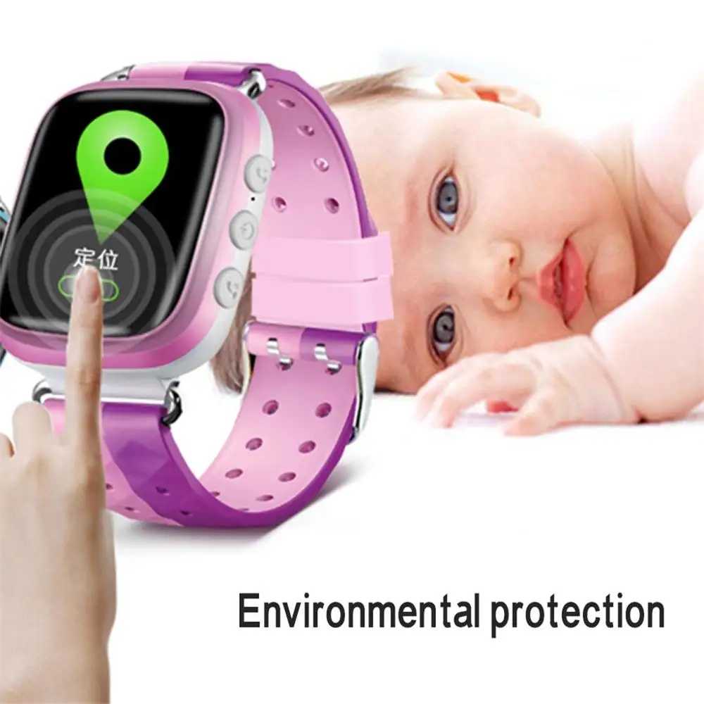 Позиционирование Детские умные часы LPS трекер камера игры фонарик SOS мониторинг