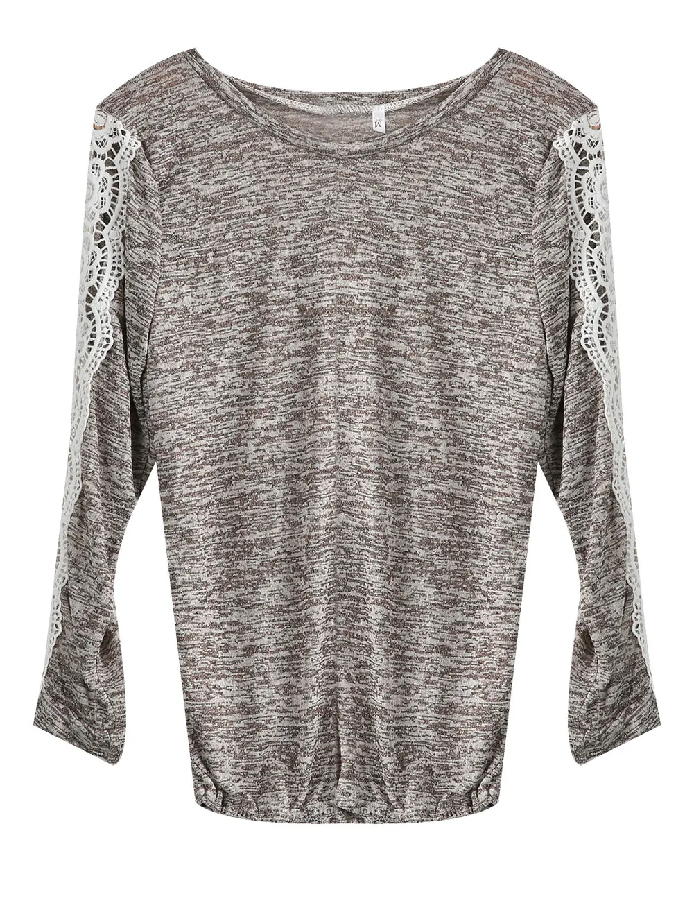 Футболки Женские однотонные с длинным рукавом классический свободный пуловер