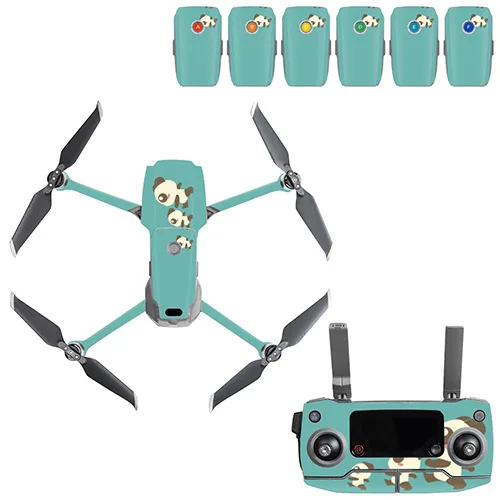 Граффити наклейка Skins Комплект для DJI Mavic 2 Drone Body sticker пустынный камуфляж наклейки аксессуары для кожи Mavic 2 PRO/Zoom