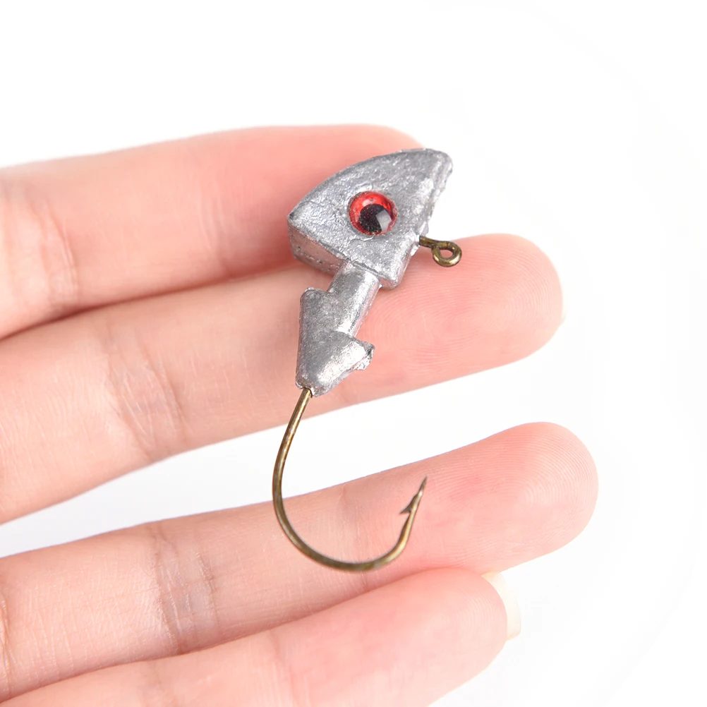 

5Pcs/lot 4g/6g/8g/10g/12g Fish Lead Head Hook Jigs Bait Fishing Hooks For Soft Lure Fishing Tackle Tools Newest