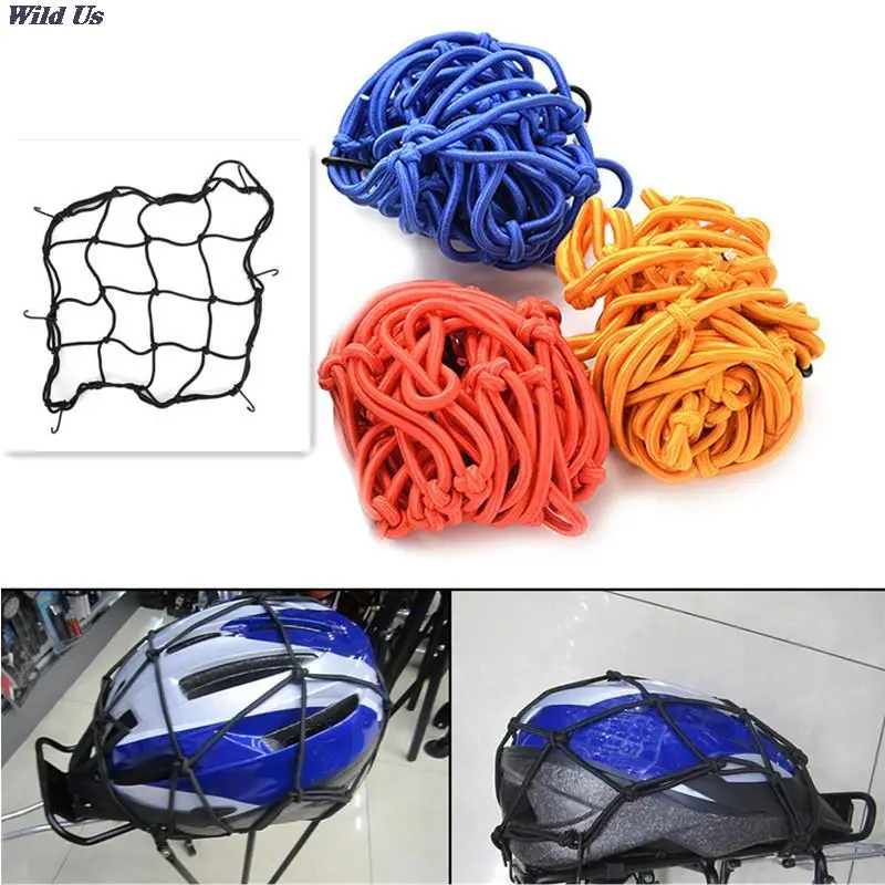 

Motorcycle Luggage Net Bike 6 Hooks Hold down Fuel Tank Luggage Mesh Web Bungee Black Motorcycle Bike 6 Hooks Tank Car styling