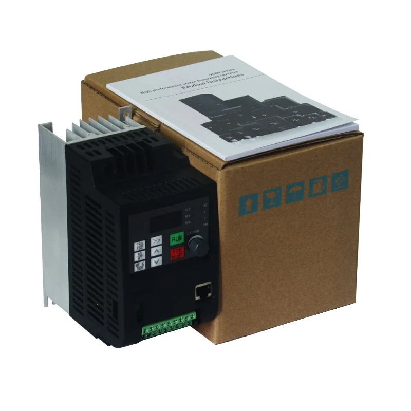 

220v 2.2kw /1.5kw VFD CNC Spindle motor driver speed controller Variable Frequency Drive VFD Vector Inverter 1HP in 3HP output