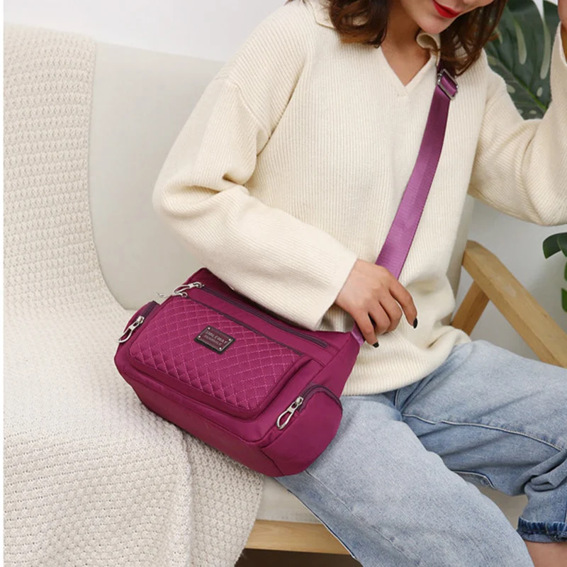 Повседневная женская сумка через плечо Lozenge водонепроницаемая сумка-Кроссбоди