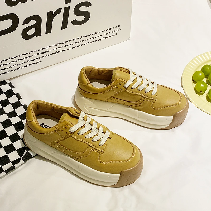 

Women Spring Autumn New Casual Comfortable Girls Sports shoes PU Female Zapatos De Mujer Tenis Feminino