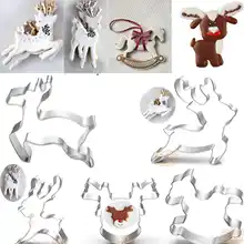 1 шт. металлические формочки для печенья с рождественским лосем трояном оленем Emporte Piece бисквит Фондант резак