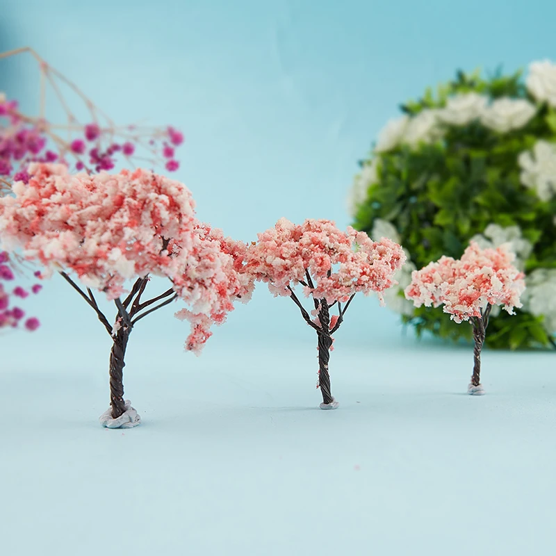 

3 стиля, миниатюрные украшения для мини-дерева и сада