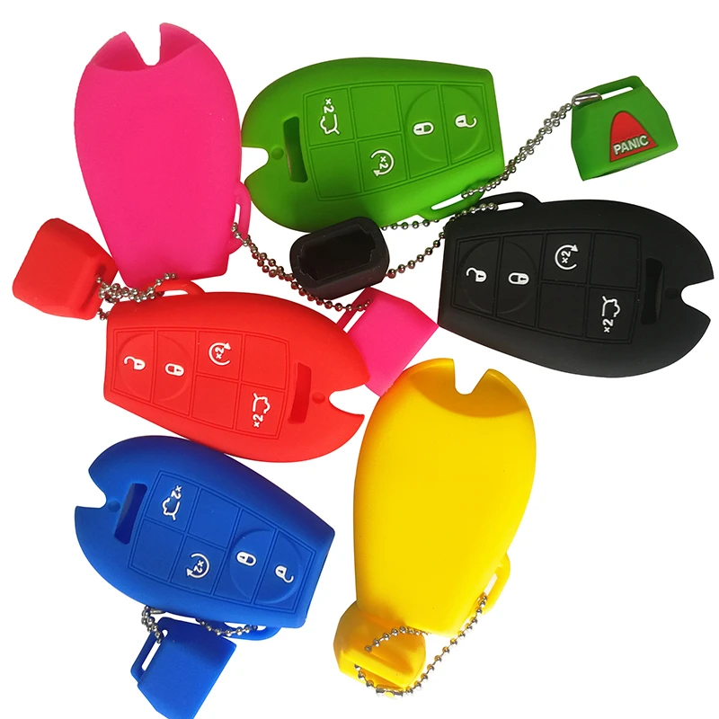 Силиконовый чехол для автомобильного ключа Dodge Challenger путешествие Chrysler зарядное
