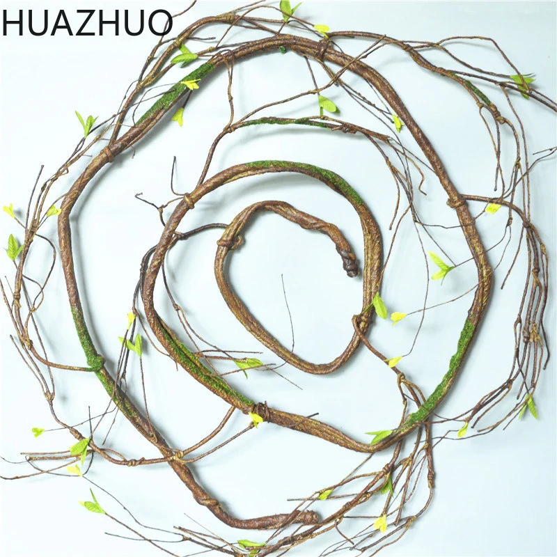 90 см настоящая сенсорная искусственная Цветочная лоза из ротанга с