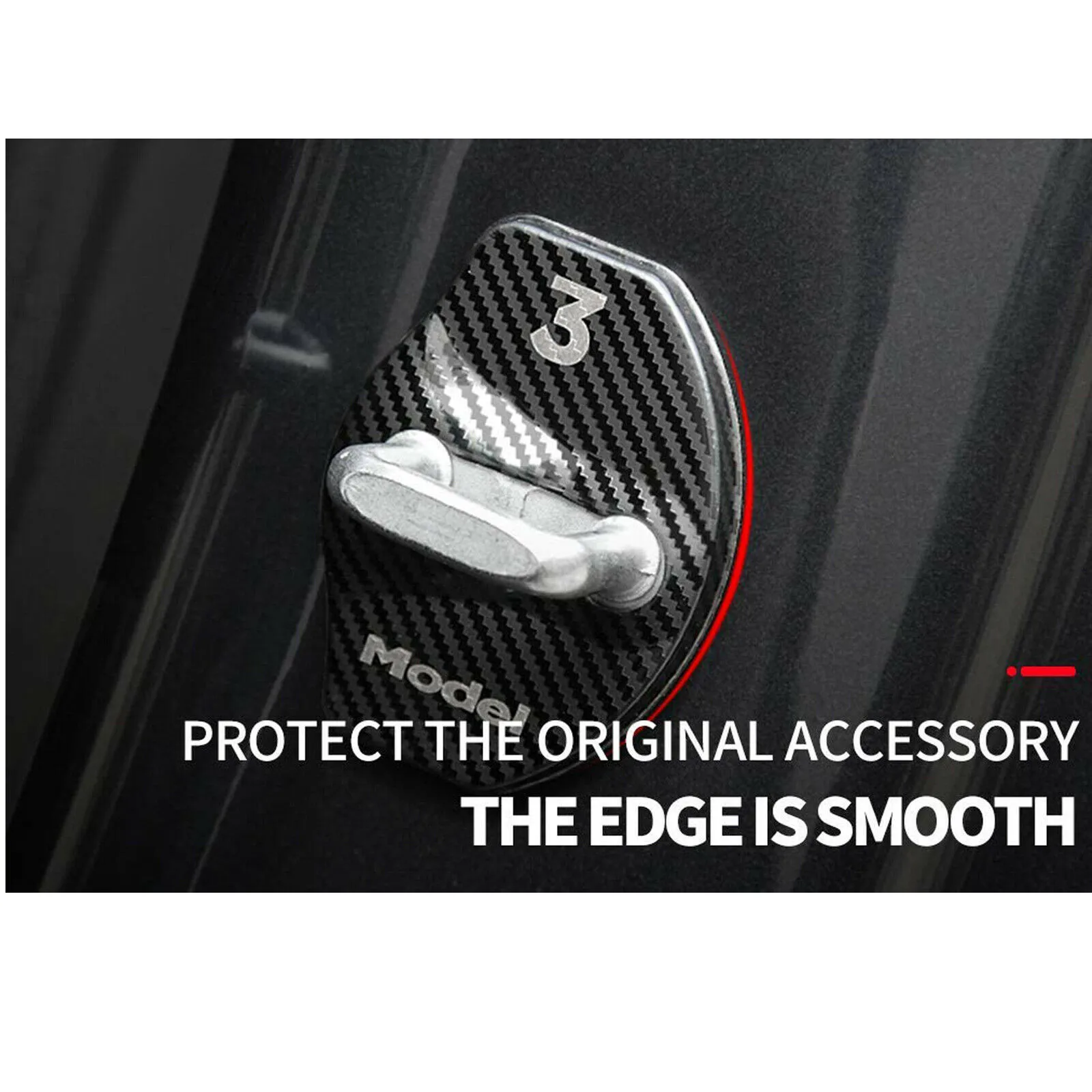 

Easy To Install Door Lock CoverV Stainless Steel Durability Easy To InstallStainless Steel High Quality 4PCS Durable Replacement