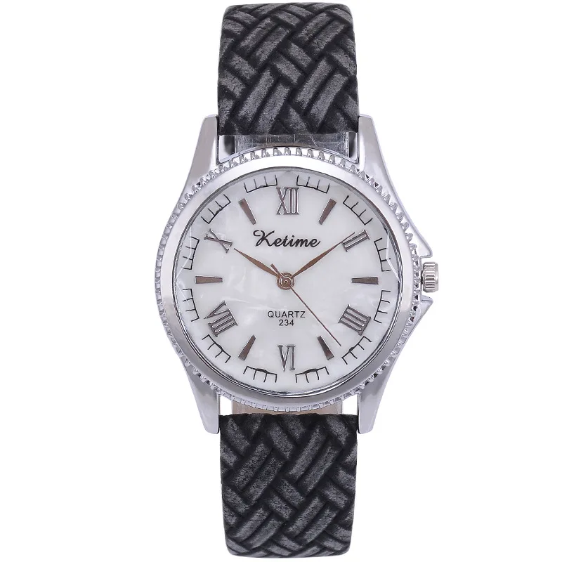 

Fashion shell leather belt watch simple creative watch quartz watch