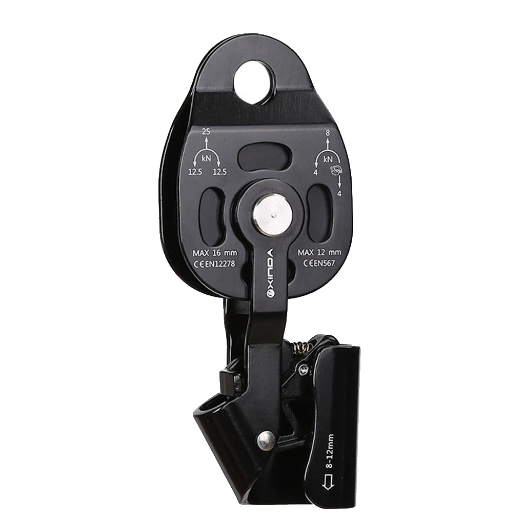 

25KN Safety Mechanical Prusik Pulley Device Rock Climbing Ascender Equipment