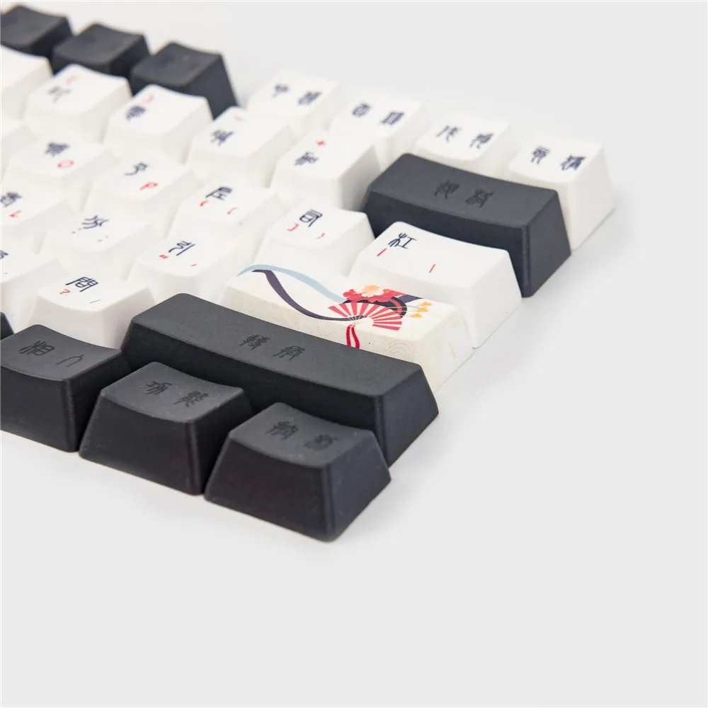 Колпачки для клавиш китайской оперы сублимационная печать OEM профиль 1 75u 2U