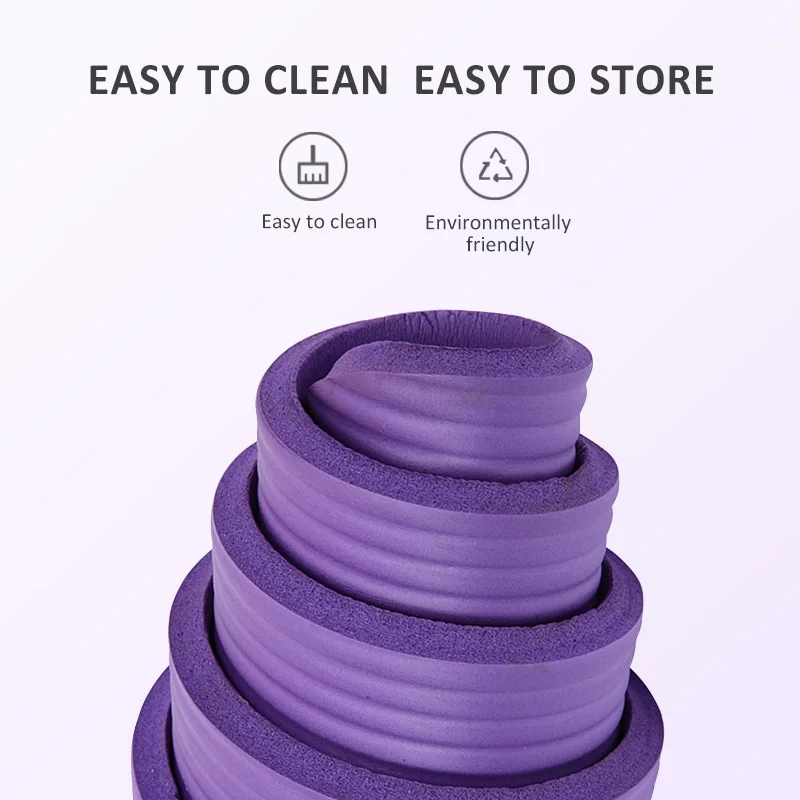 183*61 см плотная качественная коврика для йоги из резиновой смеси на основе