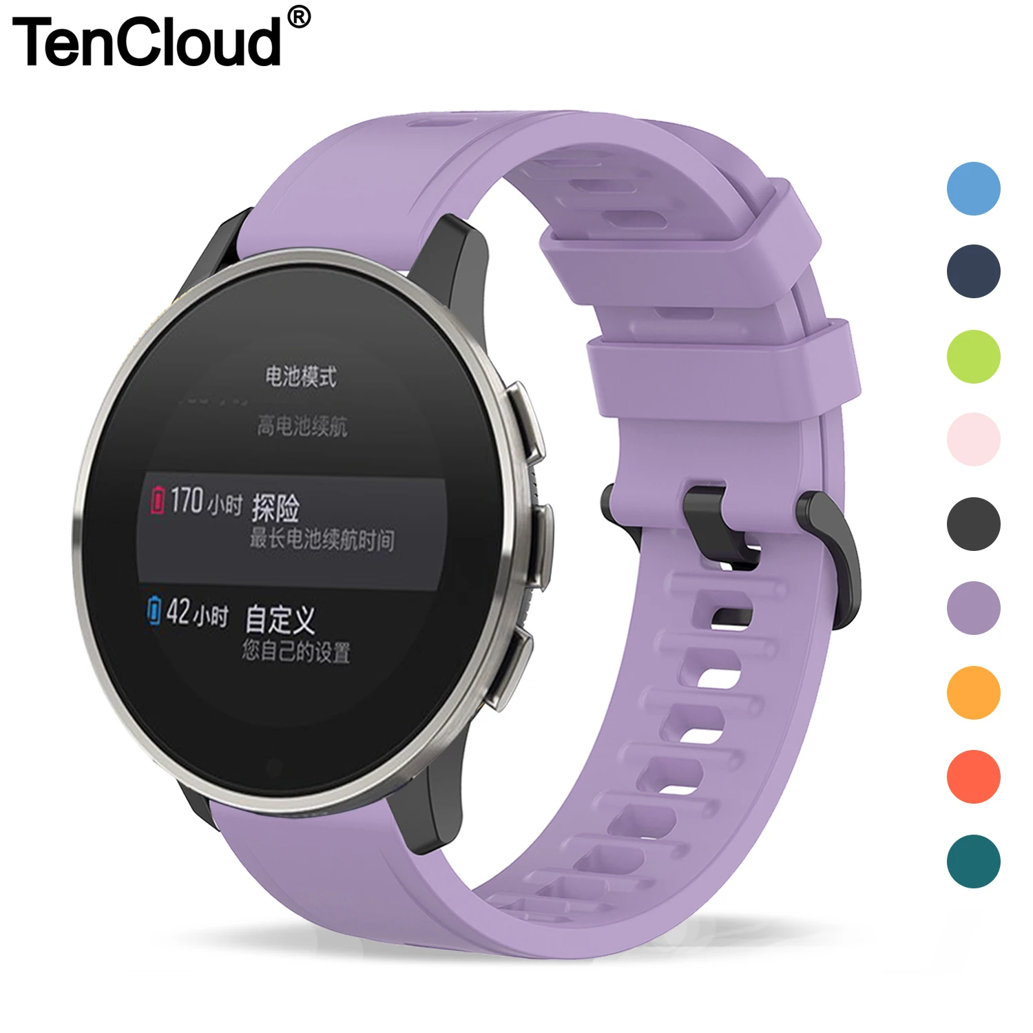 

Ремешок для часов Suunto 9 PEAK, мягкий силиконовый браслет Suunto9 PEAK, регулируемый ремень, аксессуары для умных часов, петля