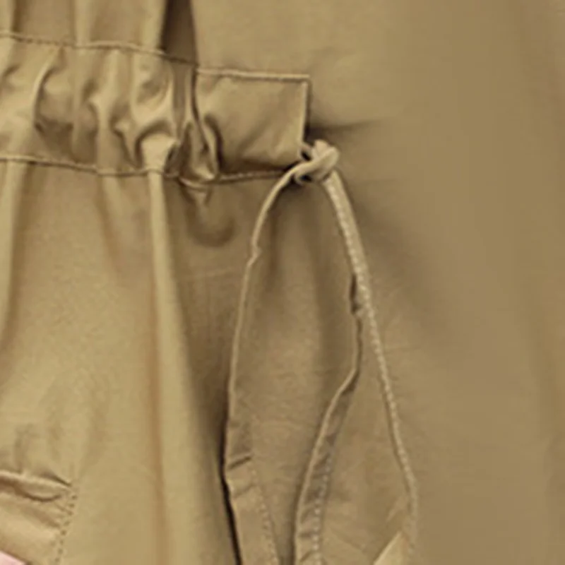 

2020 Spring And Autumn Ladies Windbreaker Printing Casual Temperament Loose Large Size Long Coats Women