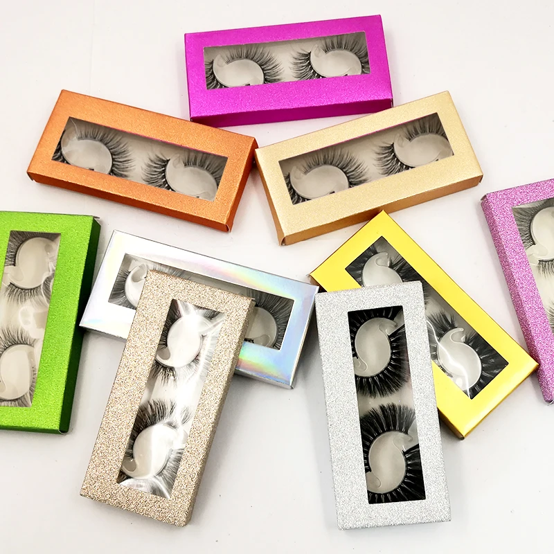 iflovedekd 2 pairs Handmade natural false eyelashes 3D Faux Mink Hair Makeup Extension Tools Thick False Eyelash | Красота и здоровье
