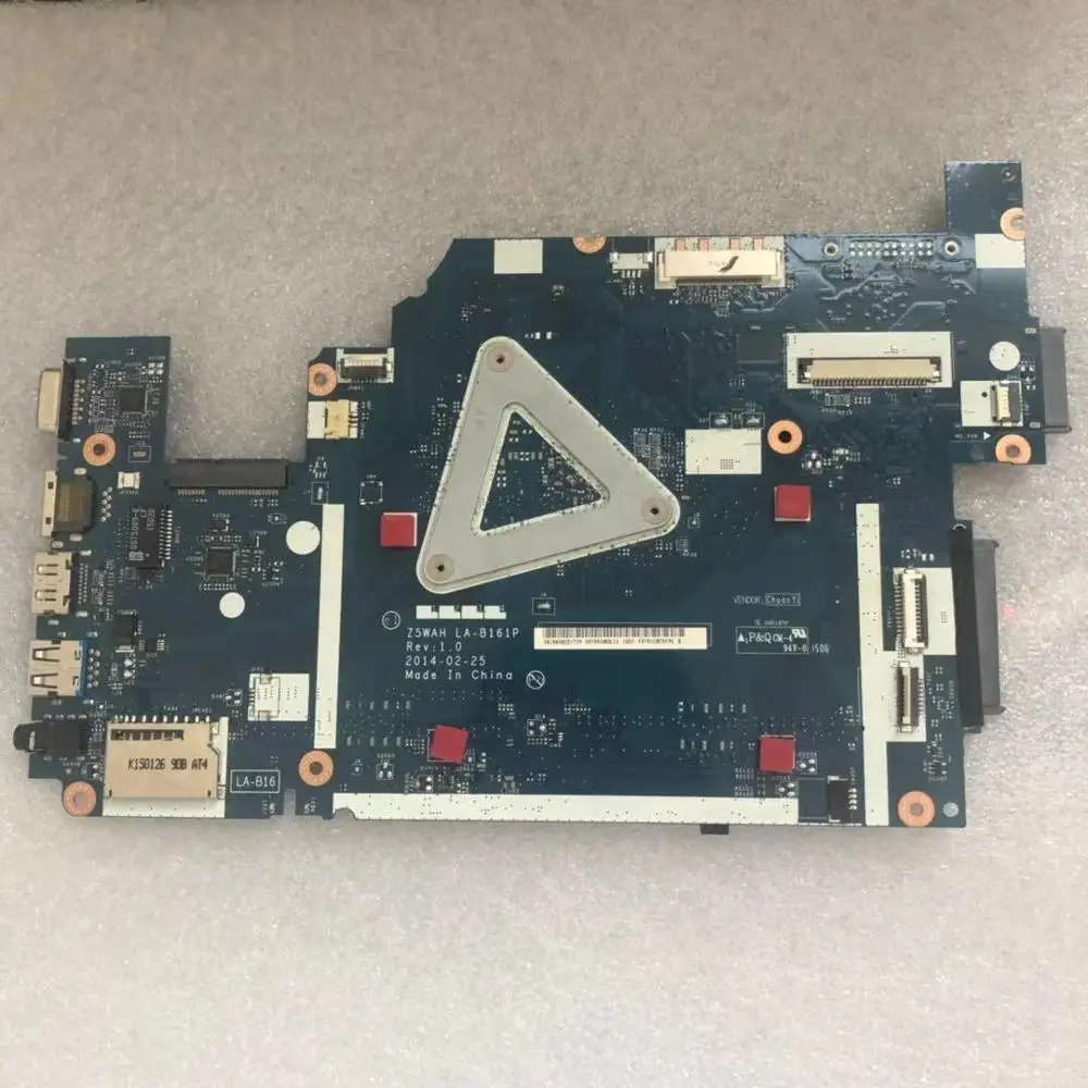 Acer Z5WAH LA-B161P Материнская плата ноутбука para acer aspire E5-531 E5-571 E5-571P NBML811005 NB. ML811.005 SR23Y I5-5200u DDR3L