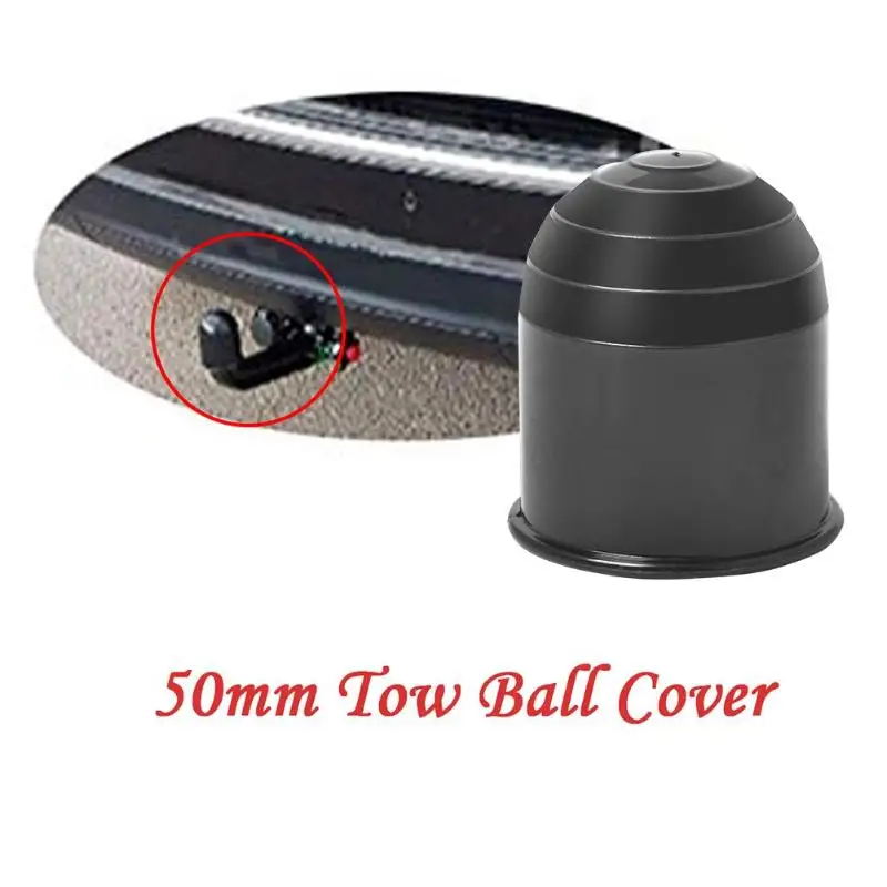 50mm Car Vehicle Auto Tow Bar Ball Cover Cap Towing Hitch Caravan Trailer Towball Protect Protection Universal | Автомобили и
