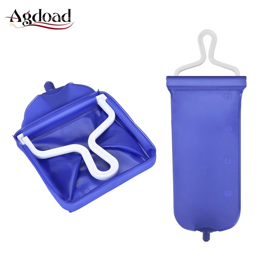 Портативная Складная силиконовая сумка для клизмы л Фотосумка мужчин женщин