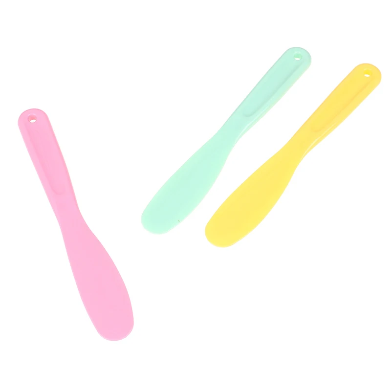 Мини одноразовая Косметическая лопатка пластиковая ложка маска для лица палочка