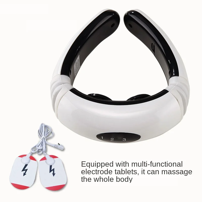 

Electric Neck Massager Acupuncture Neckology Intelligent Neck Massager Pulse Heating Therapy Pain Cervical Massage Collar Health
