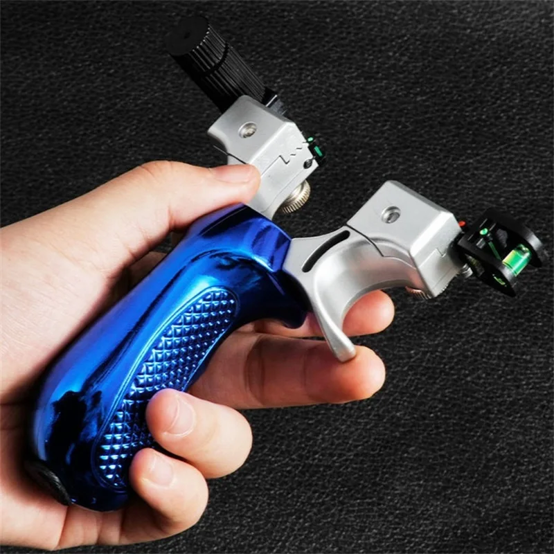 

New Laser Slingshot High Precision Outdoor Fast Pressing Precision Infrared Slingshot Shooting Hunting Sling shot