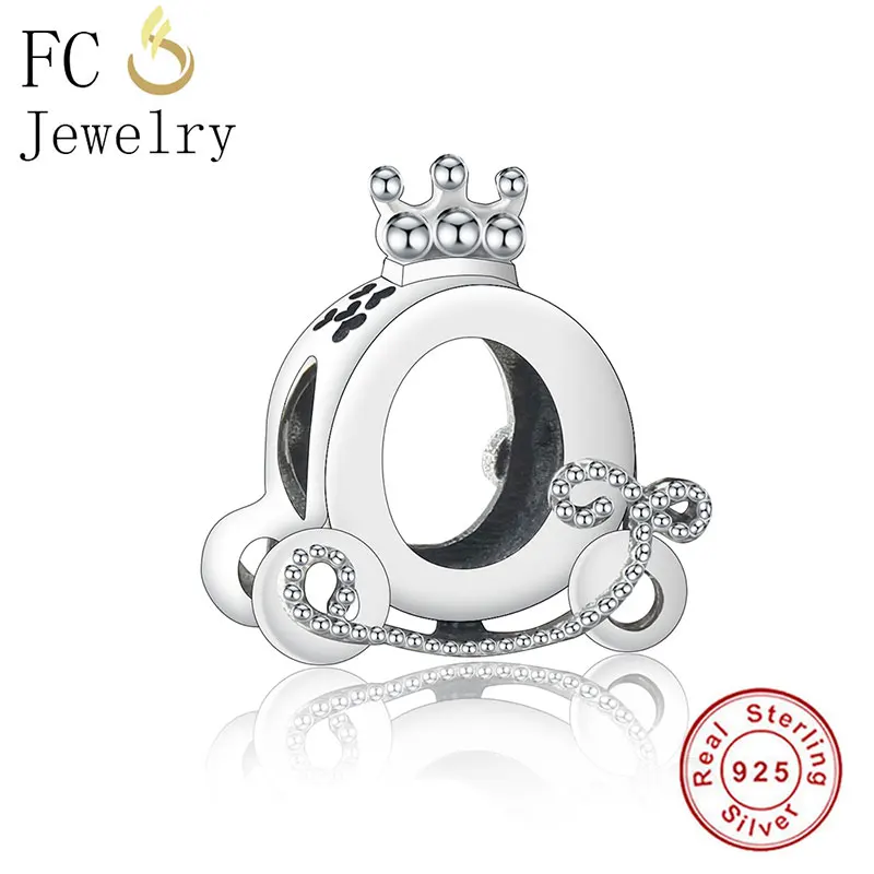 FCJ1214 FC ювелирные изделия подходят Pandora талисманы браслет 925 пробы Серебро Многоцветный лист циркония Кристалл бисера для женщин делая Berloque - Цвет: FCJ1214