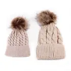 Семейная Шапка-бини, шапки для маленьких мальчиков и девочек и мам, зимняя вязаная теплая мягкая Шапка-бини, Шапка-бини для взрослых и детей, распродажа 2020