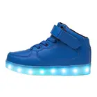 Зарядка через USB обувь со светящимися вставками для мальчиков и девочек; Модный светильник на каждый день Детский Регулируемый светящиеся Цвет детские кроссовки