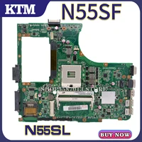 kefu notebook n55s laptop motherboard for asus n55sf n55sl n55 original mainboard 100 tested ok uma