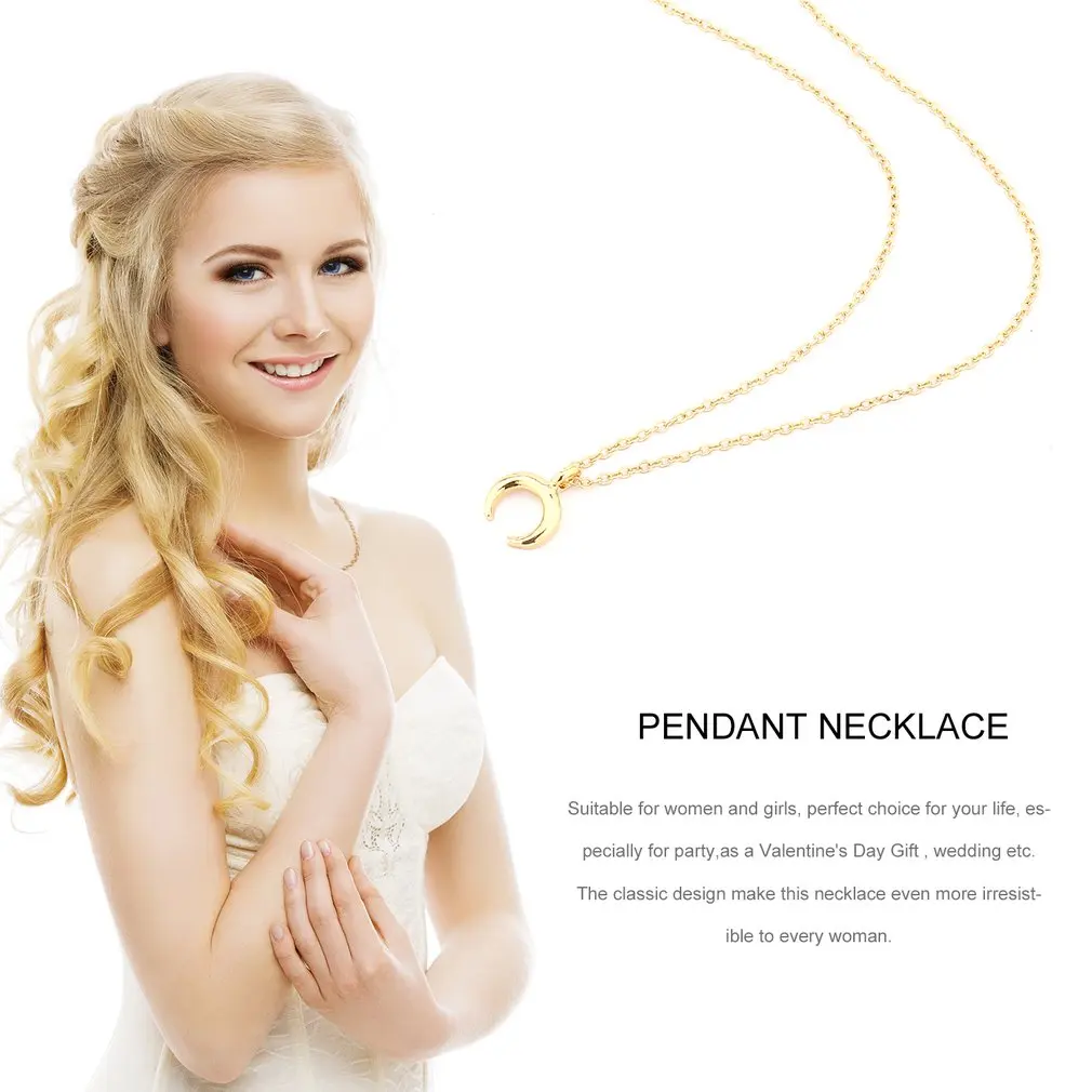 Бижутерия амулет рога в форме сплава подвеска области ключицы Короткое женское