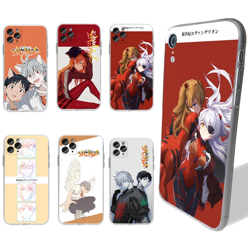 

Neon Genesis Evangelion Anime Eva Phone Case Iphone 13Pro 6 11Pro/12Pro Max 12Mini Xs/Xr 7P/8P Se2 Anti-Fall Fashion Matt Cover