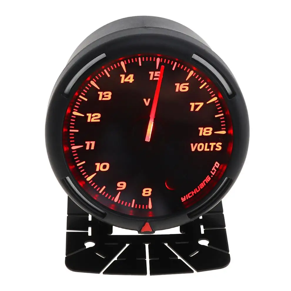 60 мм 12 в 64 подсветка светодиодный индикатор напряжения для автомобиля датчик
