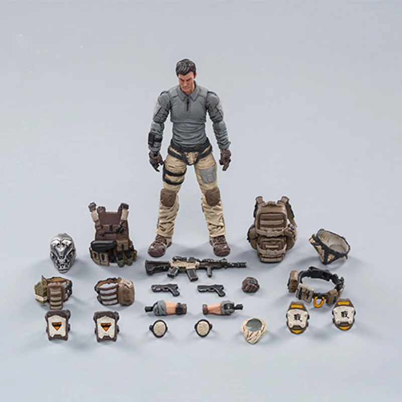 1/18 JOYTOY 10 5 см фигурку черепа пустыня поле череп с принтами &quotОтряд модель игрушки