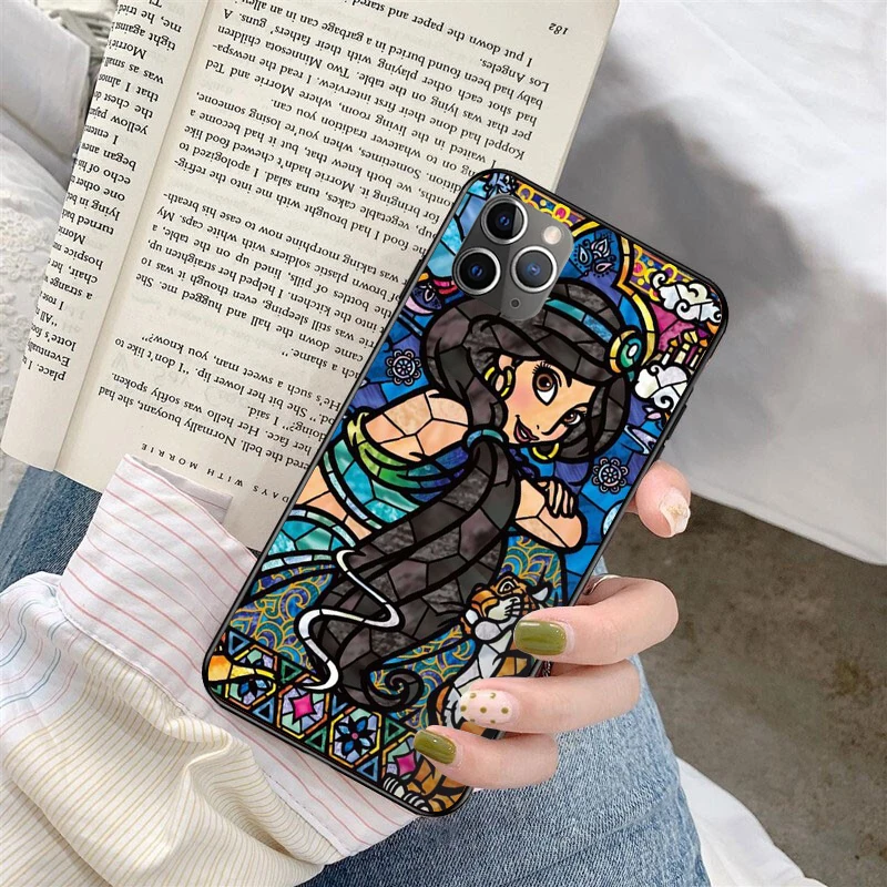 

Princess cartoon print Phone Case For Iphone XR X 6 6S 7 8 Plus Fundas Apple 11 Pro XS Max SE 2020 iphone 12 capas etui