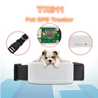 Мини-трекер для кошек и собак TK911, водонепроницаемый трекер для домашних животных, умный указатель с датчиком превышения скоростивибрации, сигнализация с низким аккумулятором