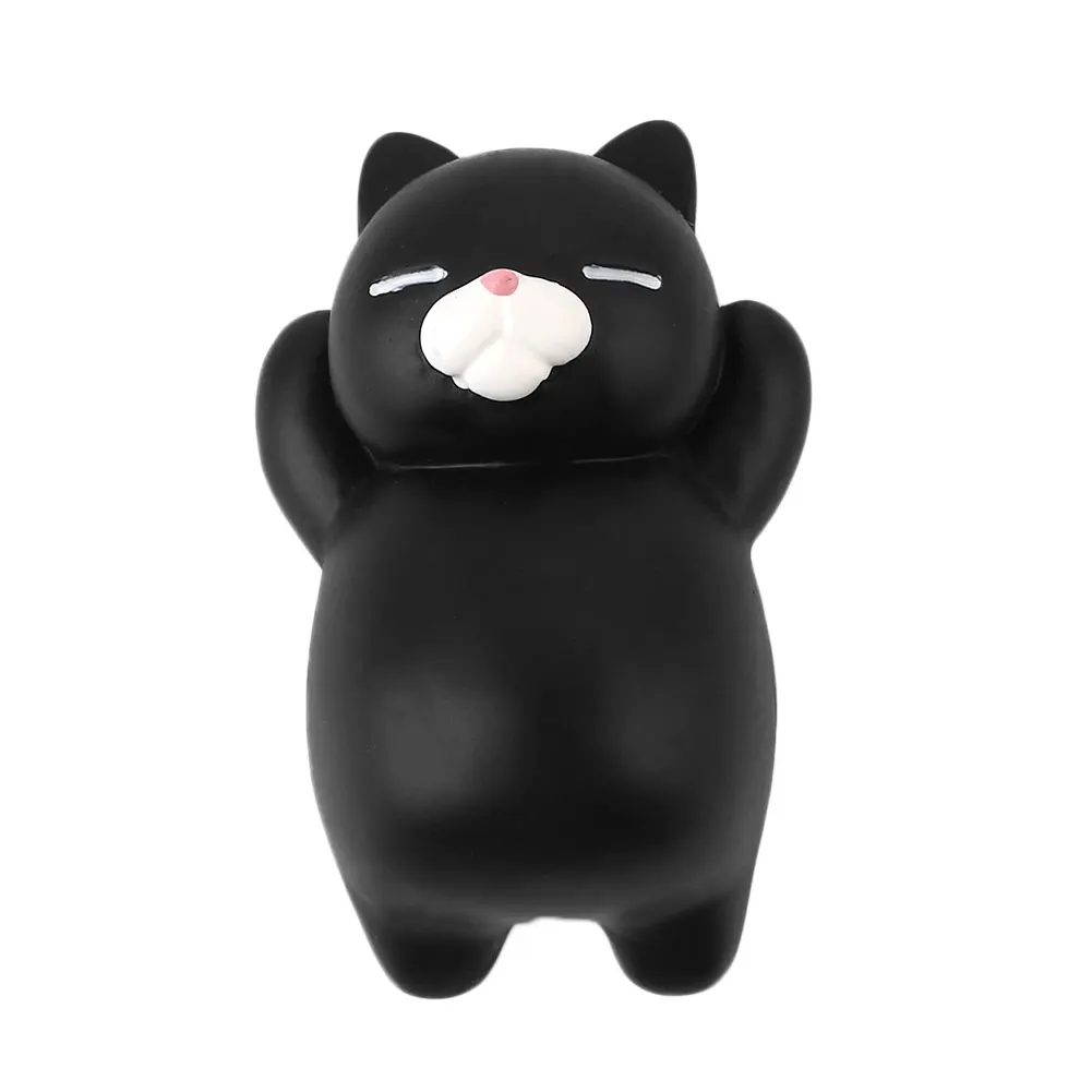 black cat 3D магнитный стикер на холодильник мультяшный Кот домашний чехол для телефона магнитная пряжка декоры - Цвет: black cat