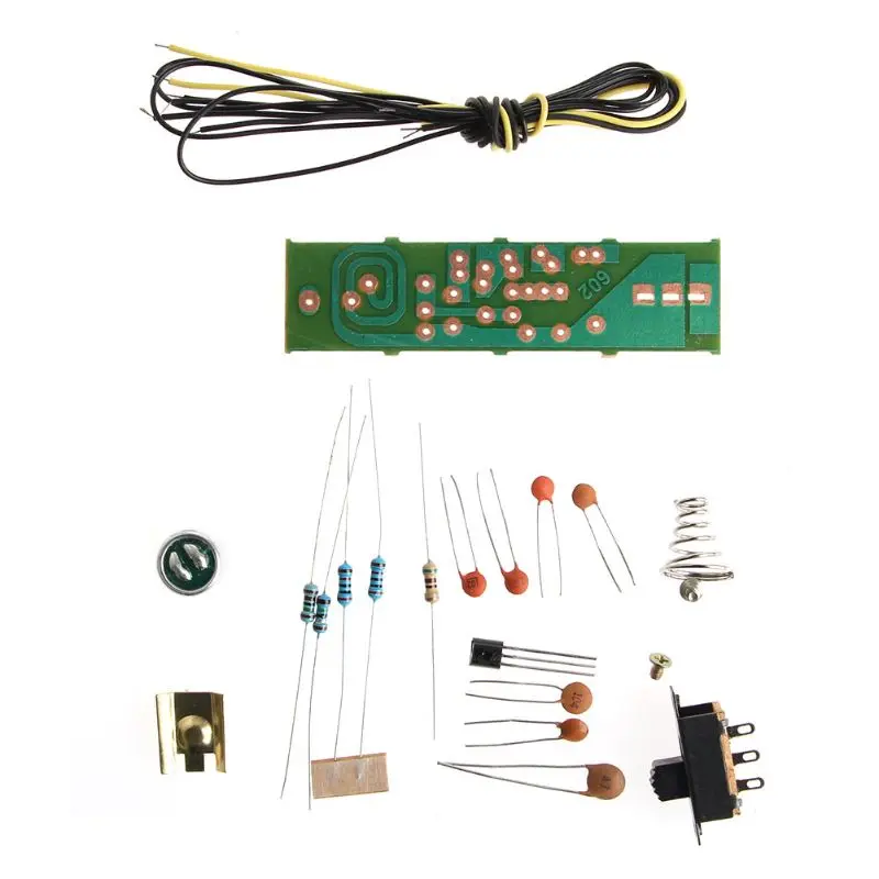 

Wireless Microphone FM Kit Training Electronics Production Parts DIY