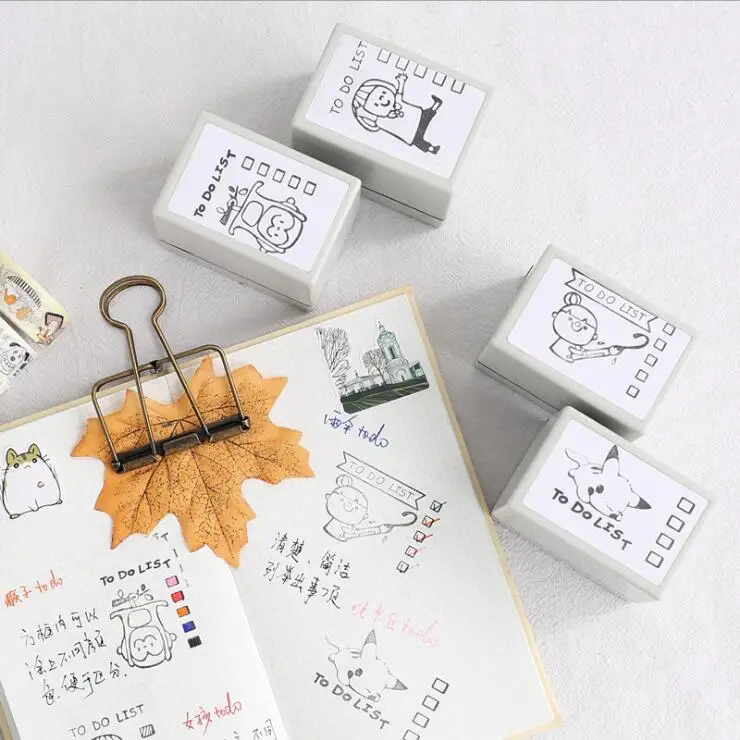 4 шт./компл. TO DO List серия канцтоваров Тетрадь аксессуары для планировщика план