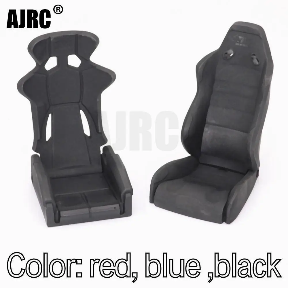 

Black/red/blue simulated driver's seat, suitable for 1:10 RC tracked axial SCX10 90046 WRAITH RR10 Trax TRX4 TRX6 D90 D110