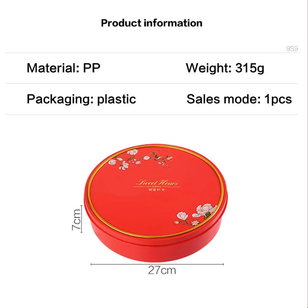 

Candy Box grids Tray plastic Dry Fruits Plates Snacks Nuts Seeds Creative Dishes Wedding Home Kitchen Supplies