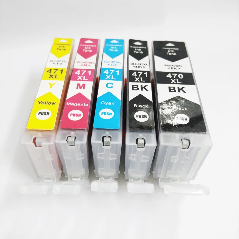 vilaxh PGI-470 CLI-471 PGI470 Ink Cartridge For Canon PGI 470 CLI471 Pixma MG5740 MG6840 MG7740 TS5040 TS6040 Printer | Компьютеры и