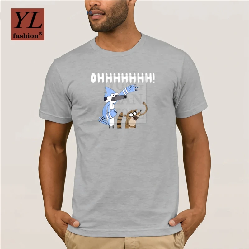 2020 модная мужская футболка с надписью quotOhhhh Mordecai and rigby | Мужская одежда