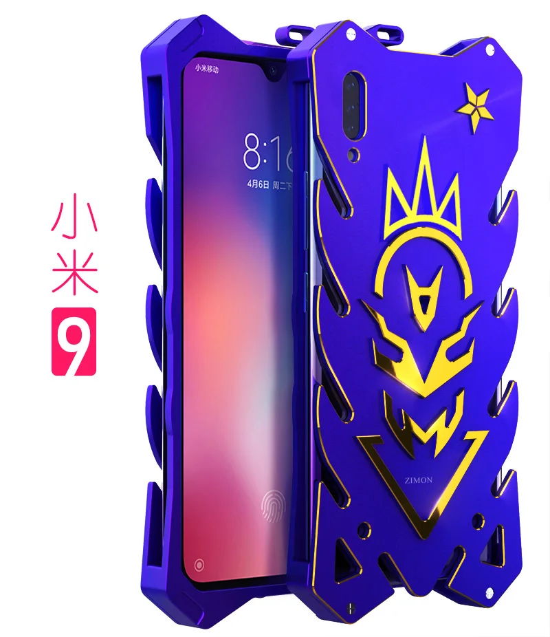 

ZIMON Quality Aluminum Metal Body Cover Fundas for Xiaomi Mi 9 SE Mi9 Case Coque Protective Shell Back Cover Shockproof Cases
