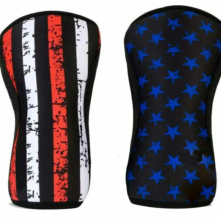 Squat Cycling compression knee sleeve 7mm neoprene support weight lifting kneepads Crossfit powerlifting protectors | Спорт и