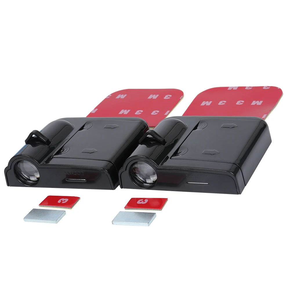 2 шт. светодиодный проектор с логотипом на дверь автомобиля светильник призрак