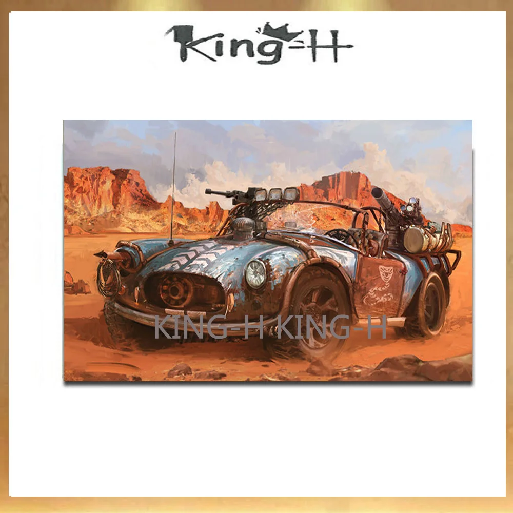 Высококачественная картина маслом на автомобиле современная ручная красная