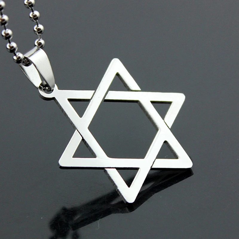 Лидер продаж 10 шт. шестигранное ожерелье из титановой стали со звездой