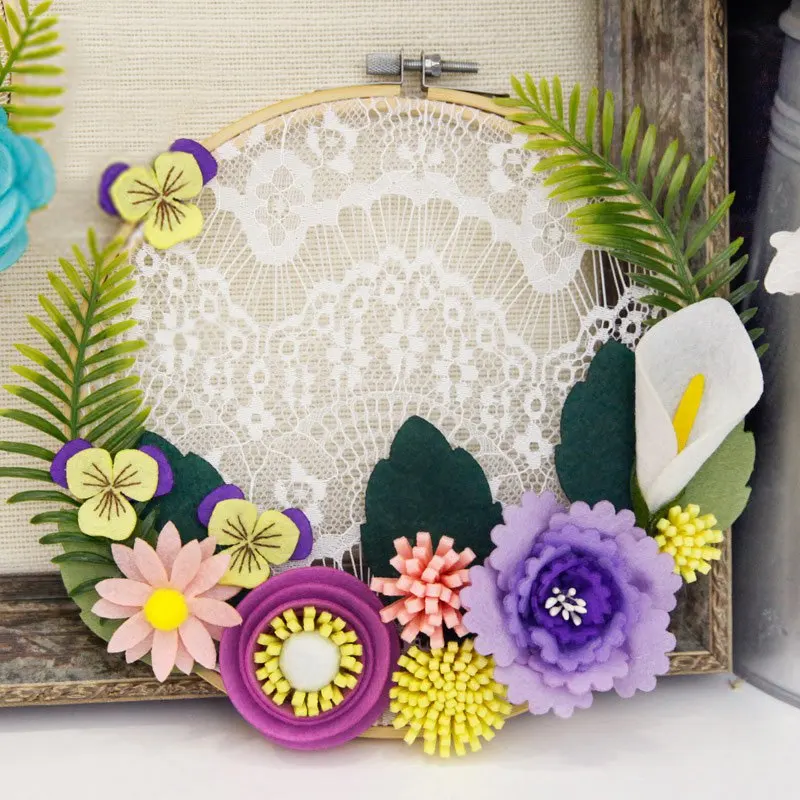 Фетр ручной работы цветочный орнамент наборы для ремесла гостиной и спальни