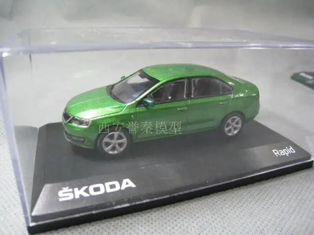 ABREX 1/43 масштаб SKODA RAPLD литой металлический автомобиль модель игрушки для коллекции, подарок, дети